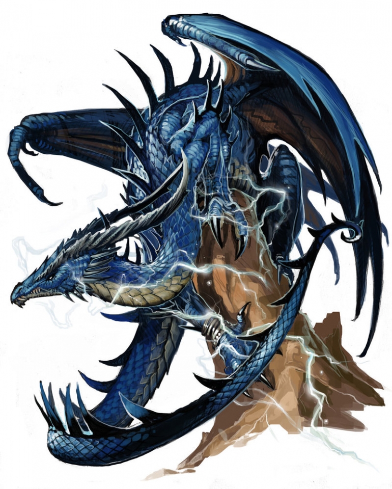 Image of Adult Blue Dragon